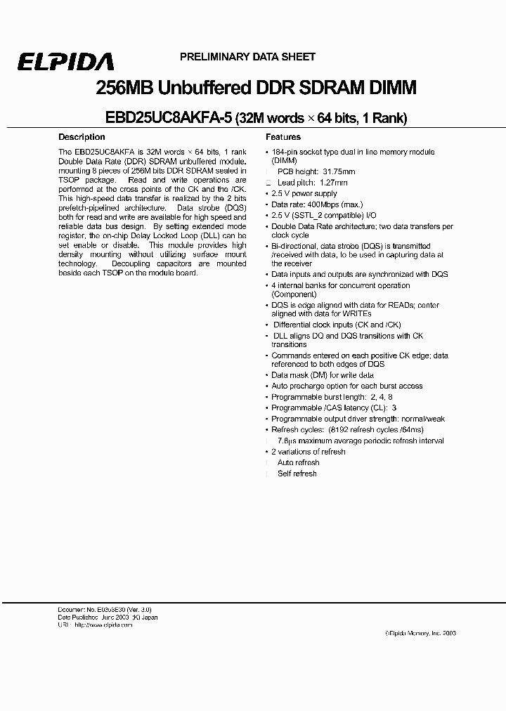 EBD25UC8AKFA-5C_1235644.PDF Datasheet