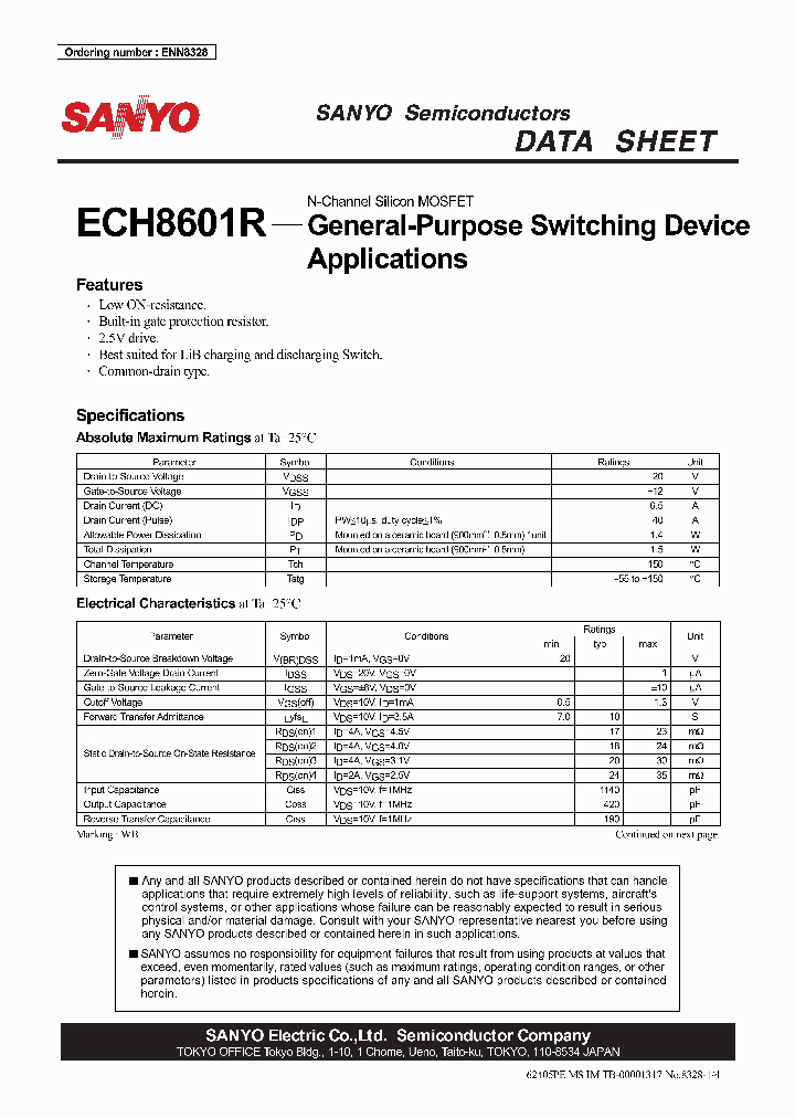 ECH8601R_1090428.PDF Datasheet