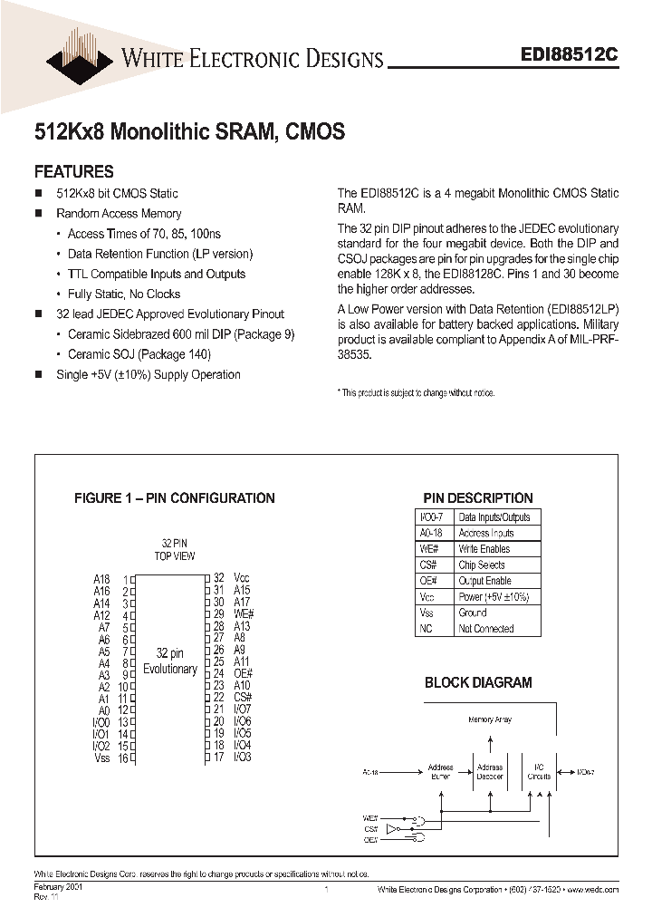EDI88512LPXCB_1088866.PDF Datasheet