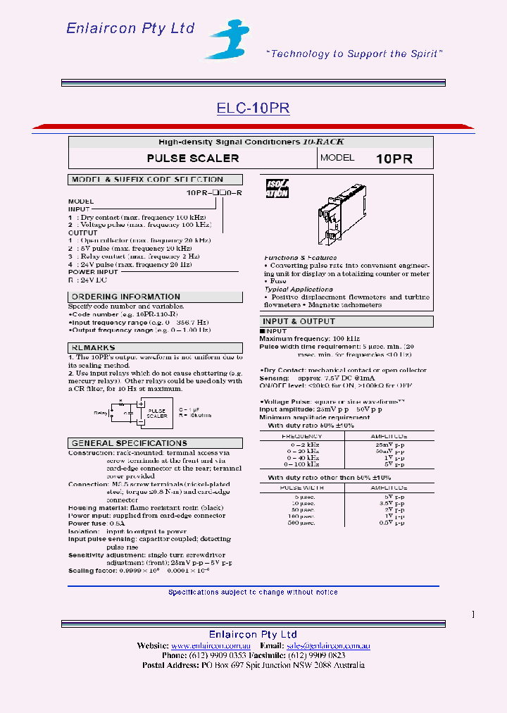 ELC-10PR_1236790.PDF Datasheet