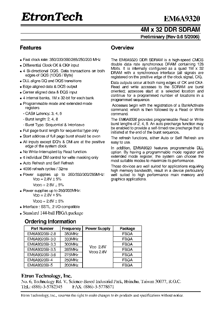 EM6A9320BI-30_1117687.PDF Datasheet