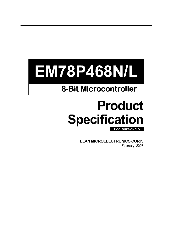 EM78P468NBQJ_882923.PDF Datasheet