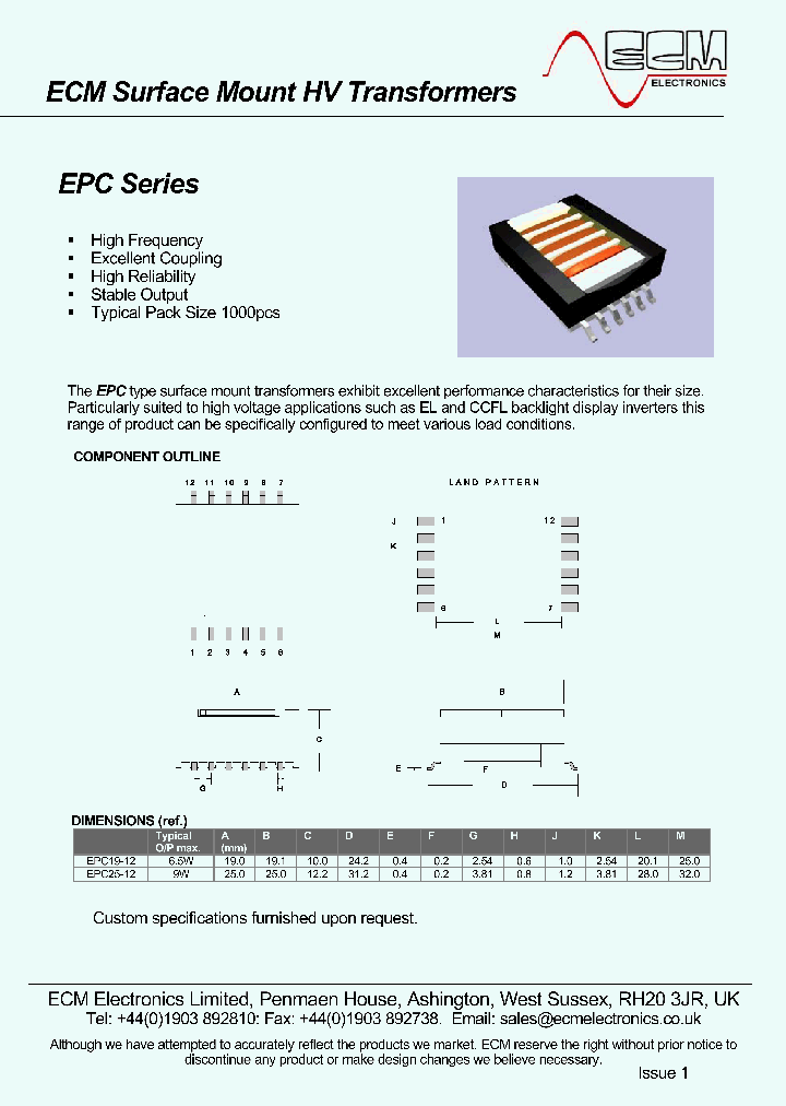 EPC25-12_1237436.PDF Datasheet