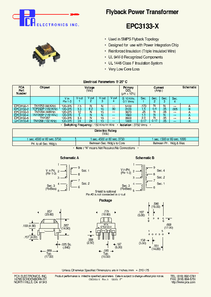 EPC3133-1_1100947.PDF Datasheet