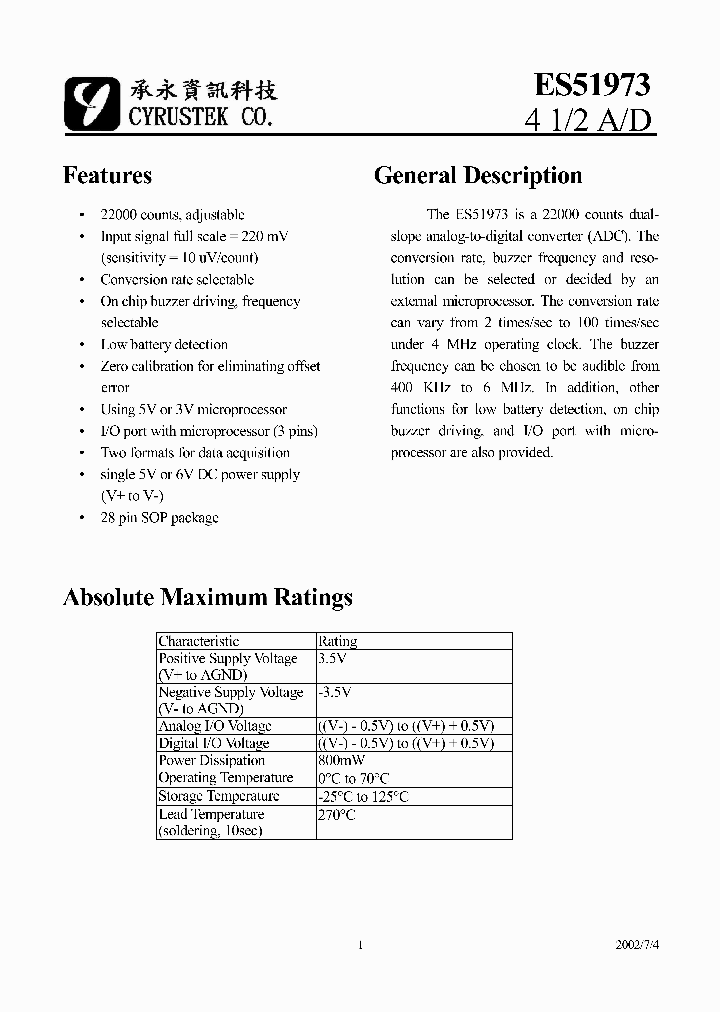 ES51973_1175352.PDF Datasheet