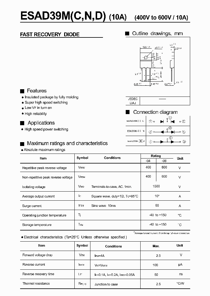 ESAD39M_1153305.PDF Datasheet