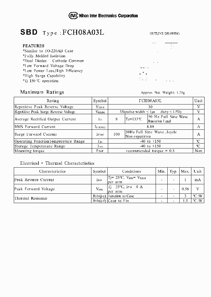 FCH08A03L_1239068.PDF Datasheet