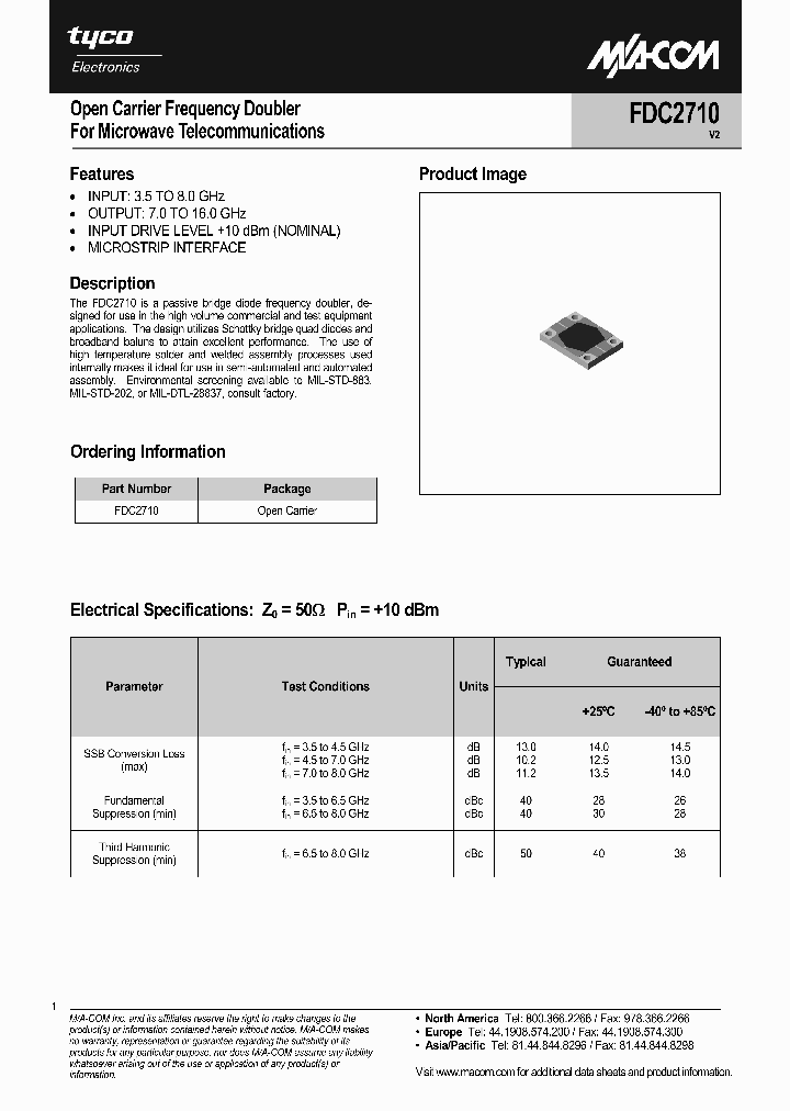 FDC2710_1239237.PDF Datasheet Download --- IC-ON-LINE