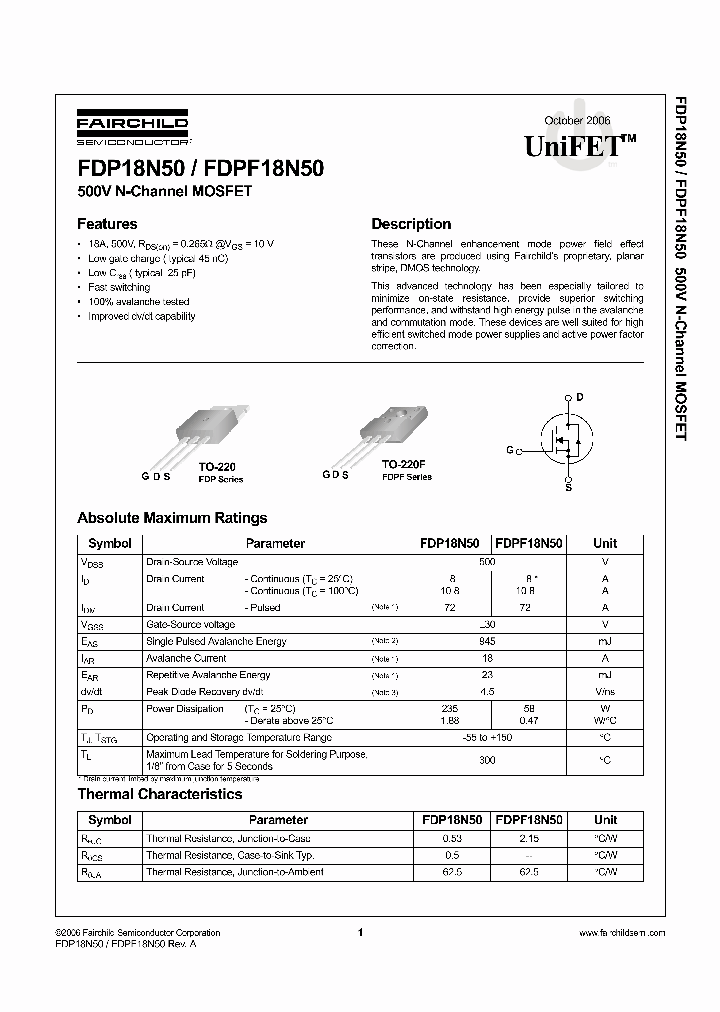 Electrical Equipment Supplies N Channel Fairchild Semiconductor Fqb5n50ctm Mosfet Transistor 500 5 A Business Office Industrial Flycontrol Co Nz