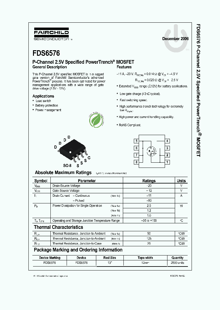 FDS657606_1239695.PDF Datasheet