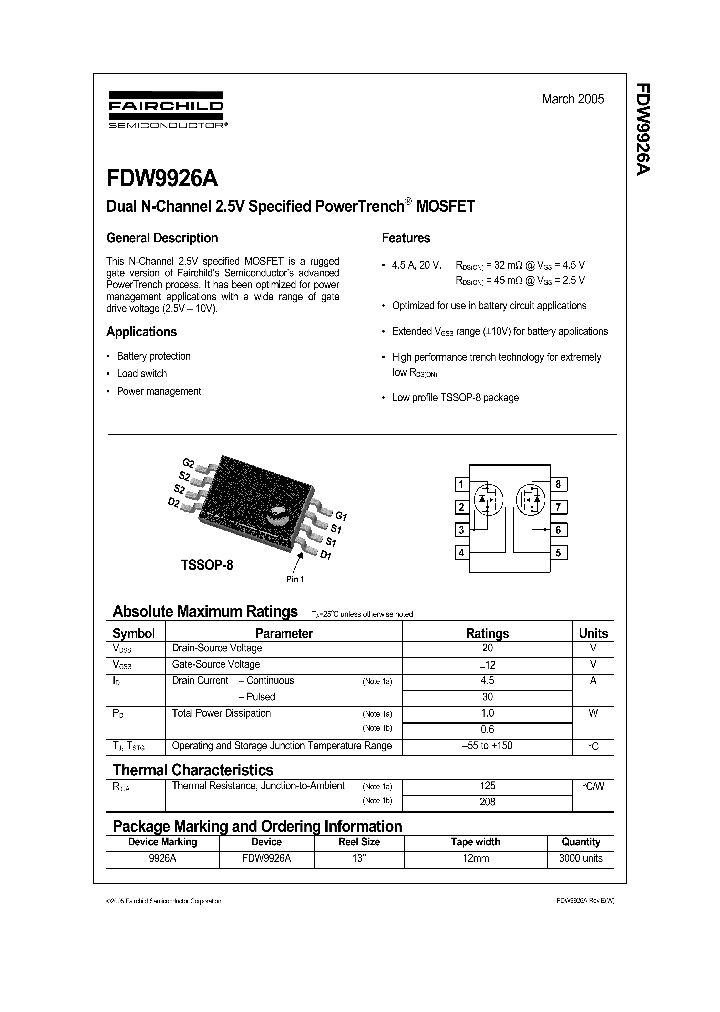 FDW9926A_1239870.PDF Datasheet