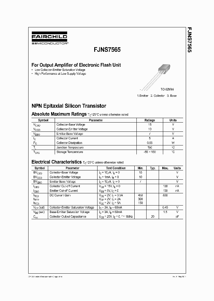 FJNS7565_1240355.PDF Datasheet