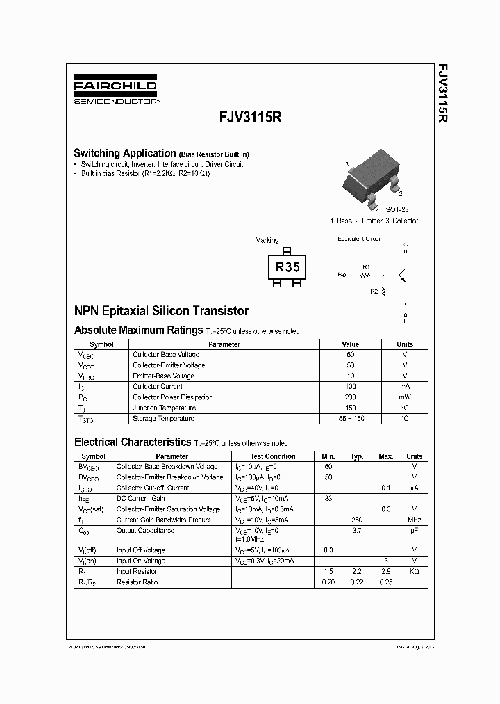 FJV3115R_1240399.PDF Datasheet