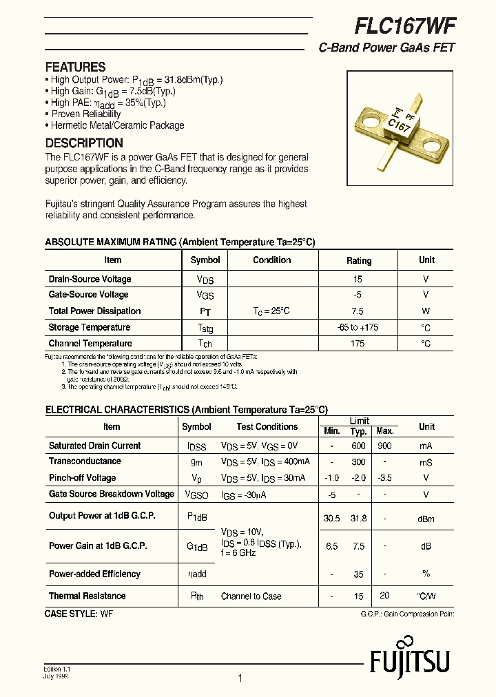 FLC167WF_1067501.PDF Datasheet