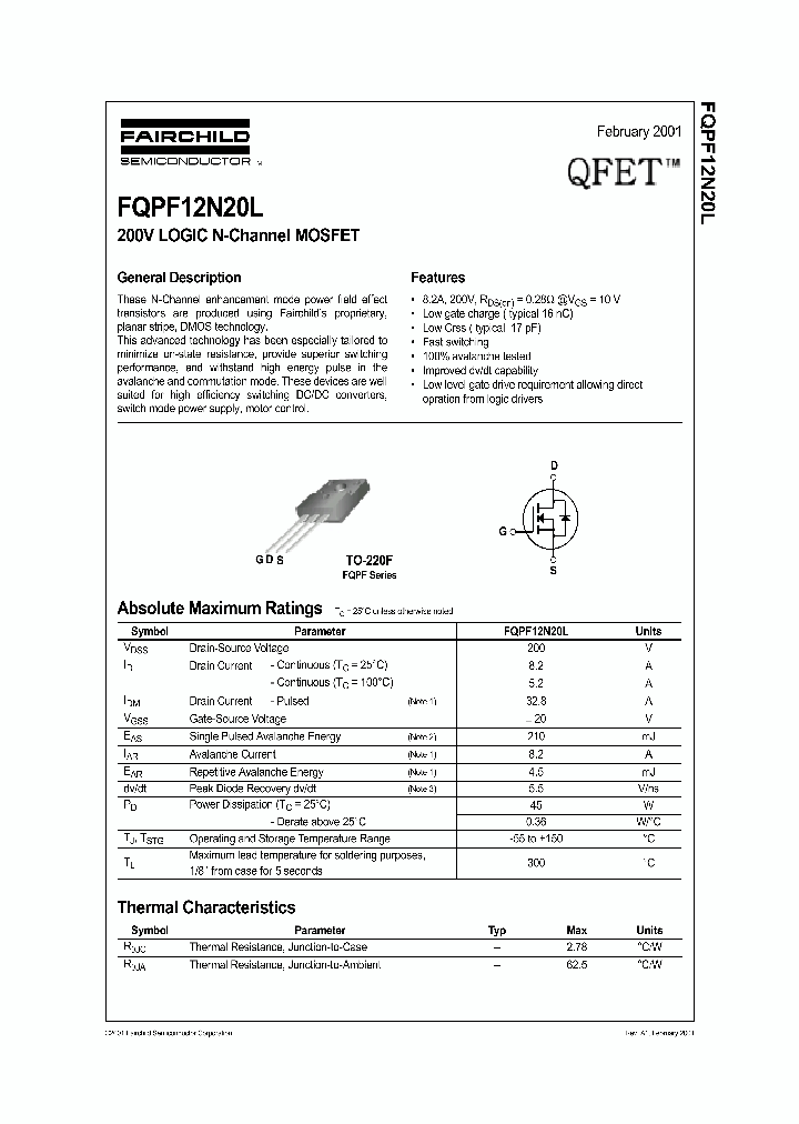 FQPF12N20L_1057034.PDF Datasheet