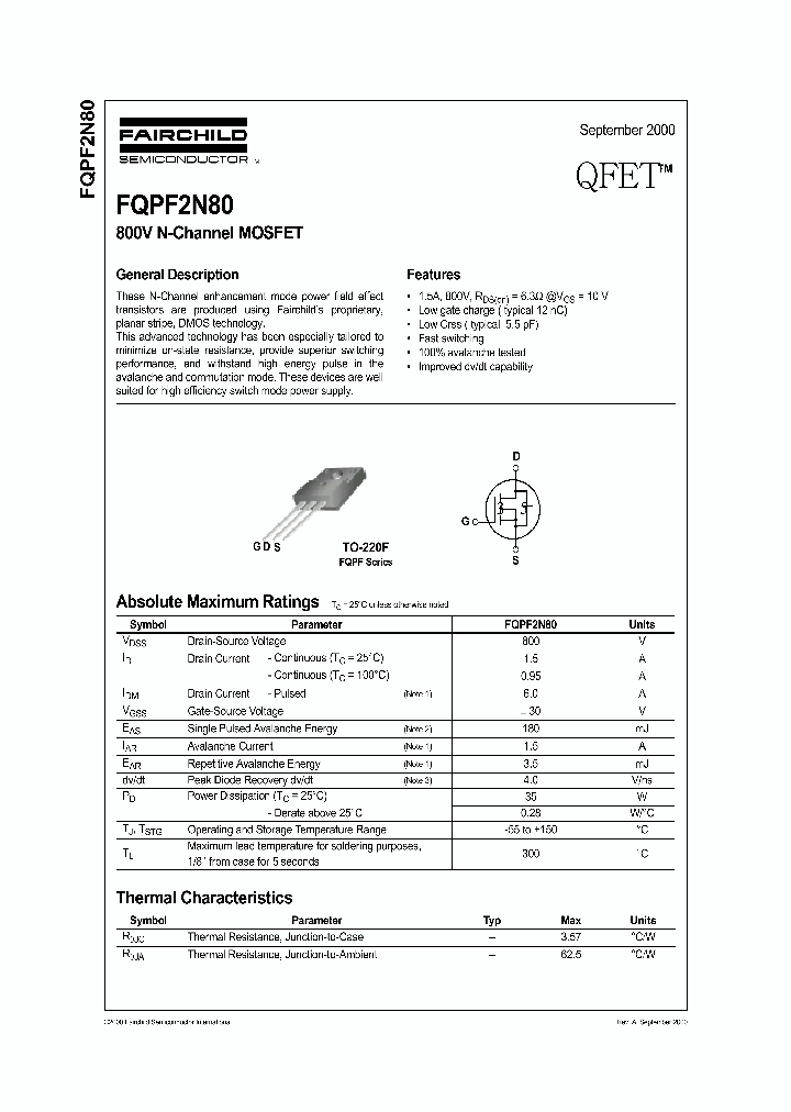 FQPF2N80_1241841.PDF Datasheet