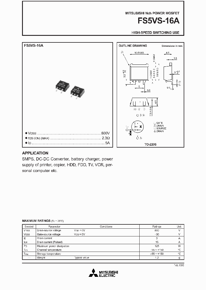 FS5VS-16A_1242668.PDF Datasheet