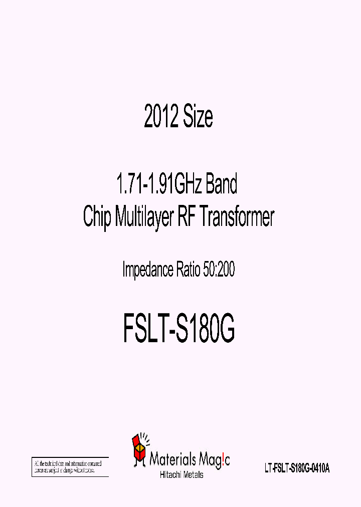 FSLT-S180G_1242968.PDF Datasheet