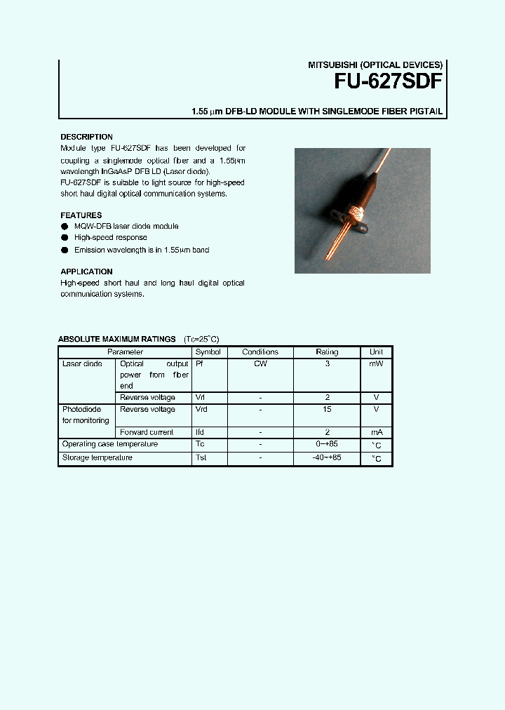FU-627SDF_1243349.PDF Datasheet