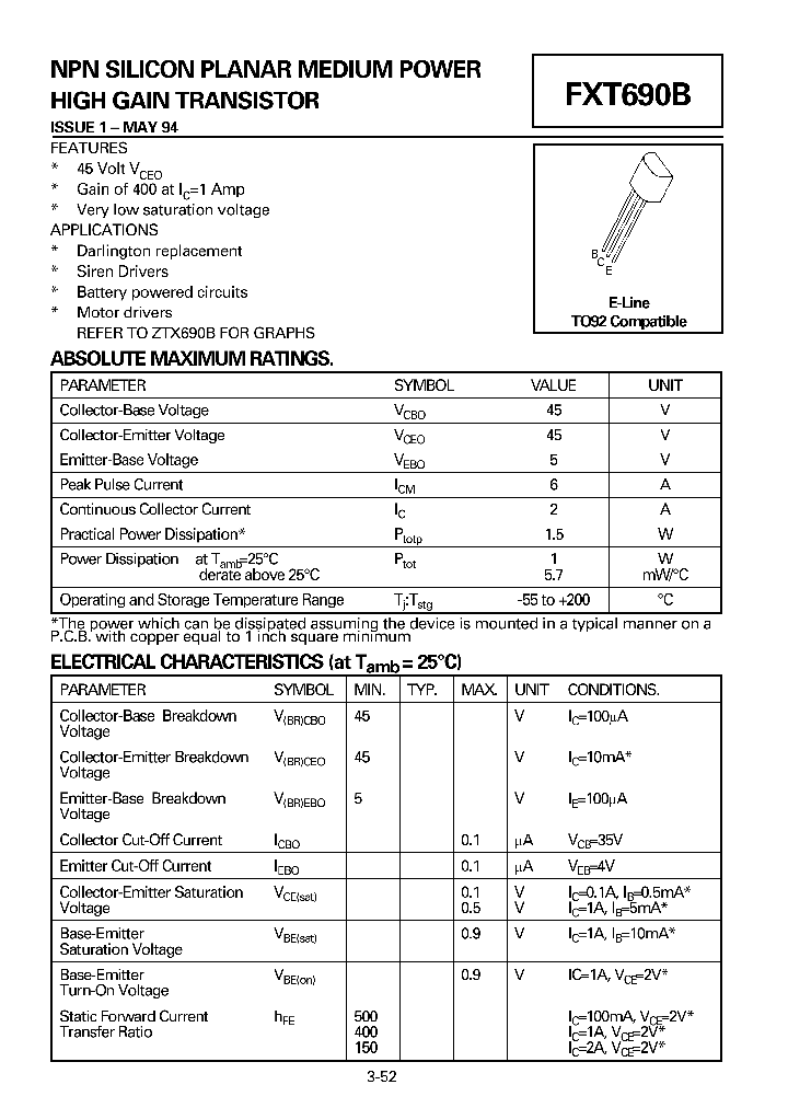 FXT690B_1243626.PDF Datasheet