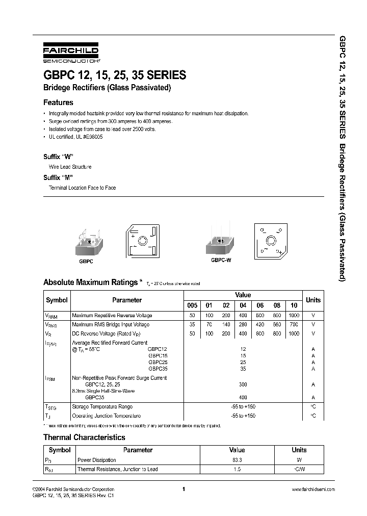GBPC35_1244306.PDF Datasheet Download