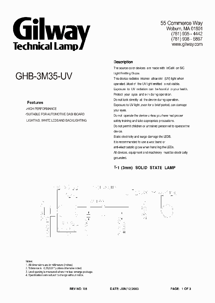 GHB-3M35-UV_1244677.PDF Datasheet