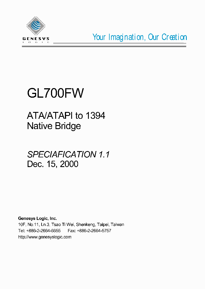 GL700FW_1245015.PDF Datasheet