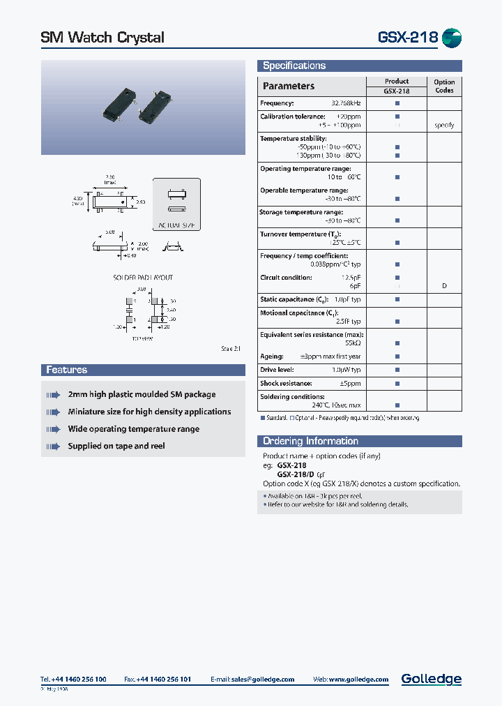 GSX-218_1113823.PDF Datasheet