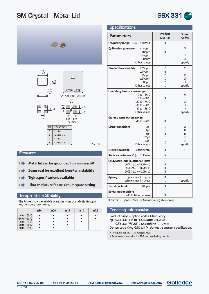 GSX-331_1167858.PDF Datasheet