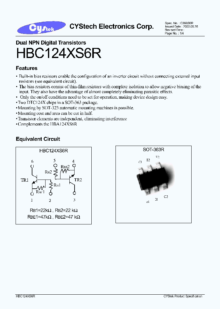 HBC124XS6R_1247354.PDF Datasheet