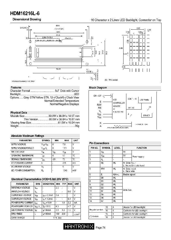 HDM16216L-6_1097116.PDF Datasheet