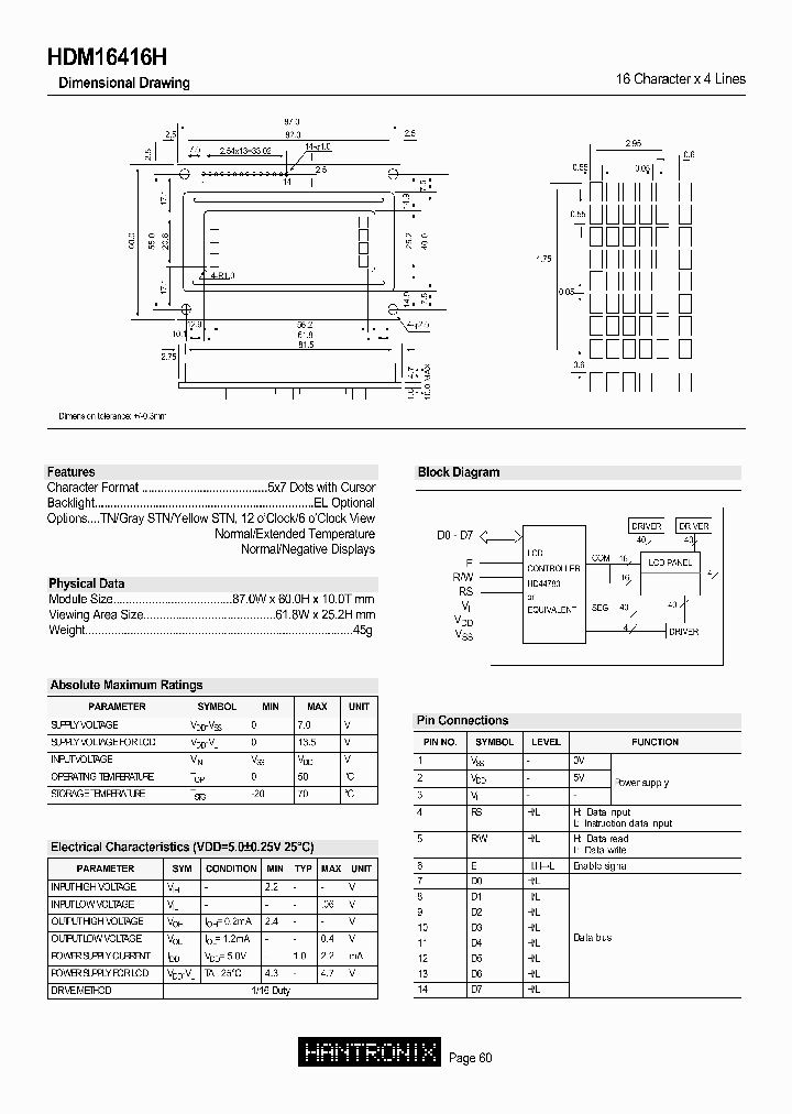 HDM16416H_1248638.PDF Datasheet