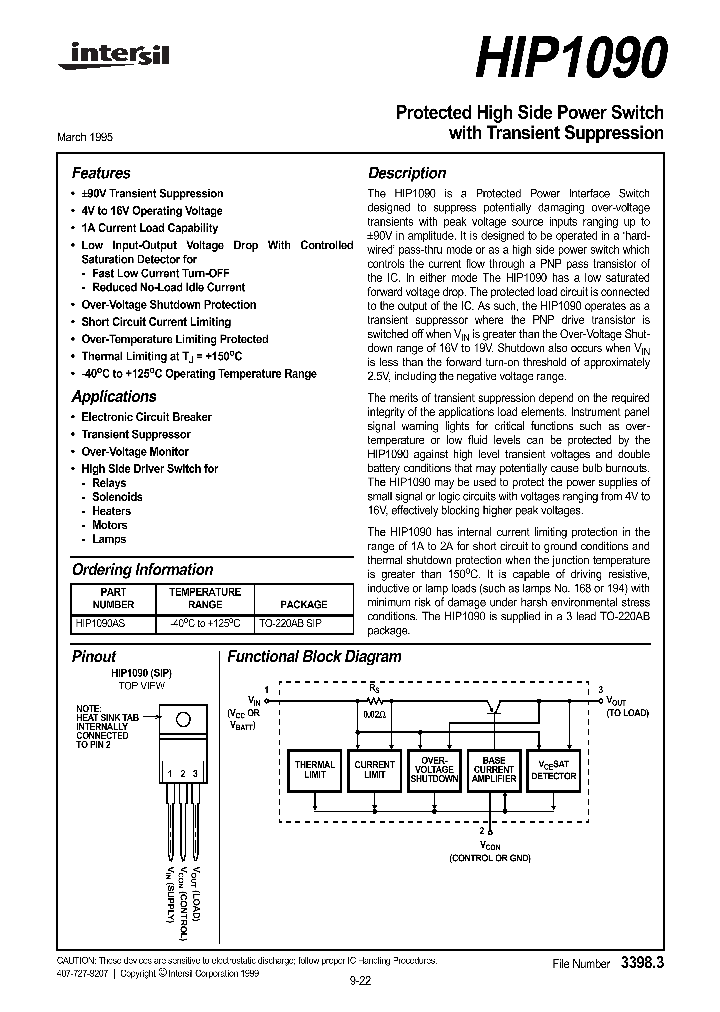 HIP1090AS_1249949.PDF Datasheet