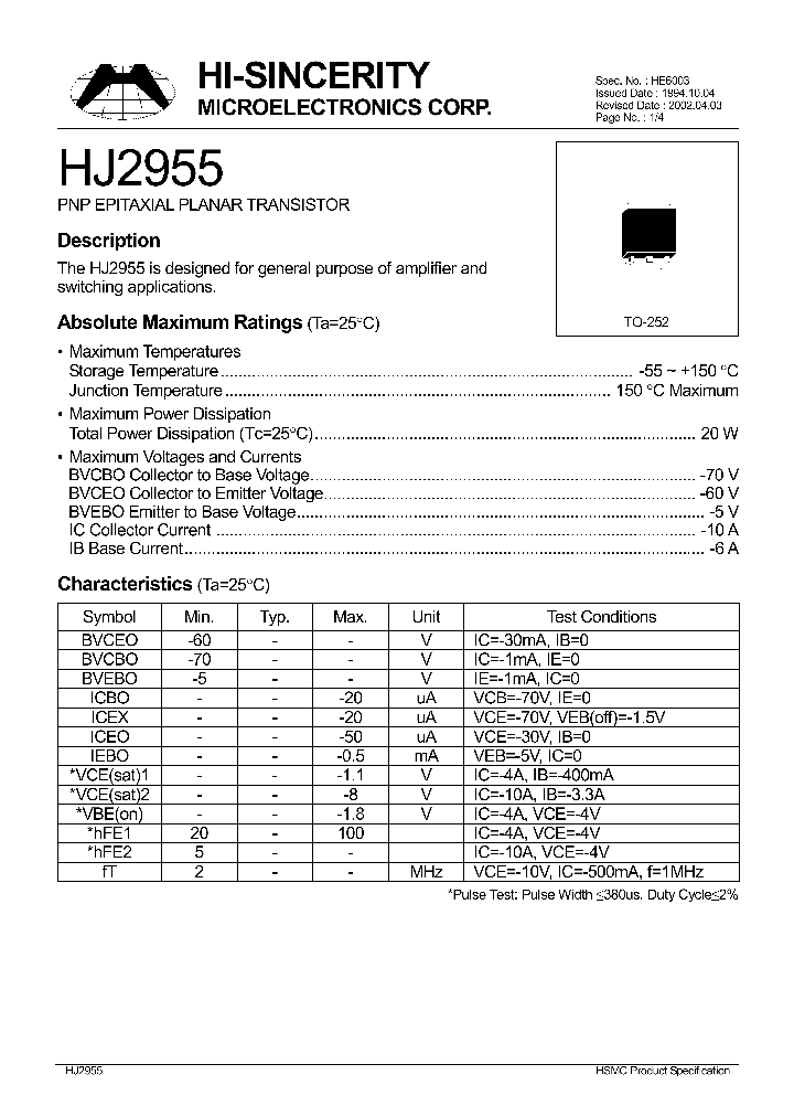 HJ2955_1250068.PDF Datasheet