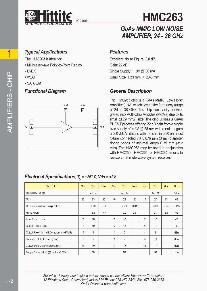 HMC263_898807.PDF Datasheet