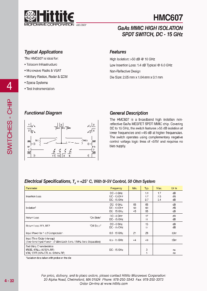 HMC607_1161985.PDF Datasheet