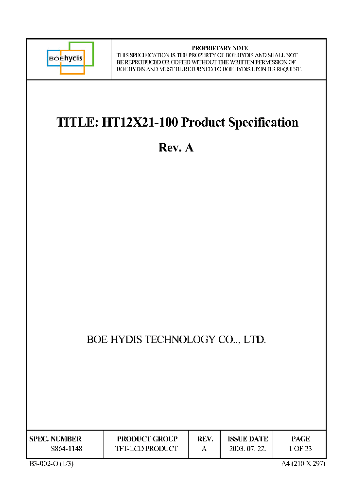 HT12X21_1251512.PDF Datasheet