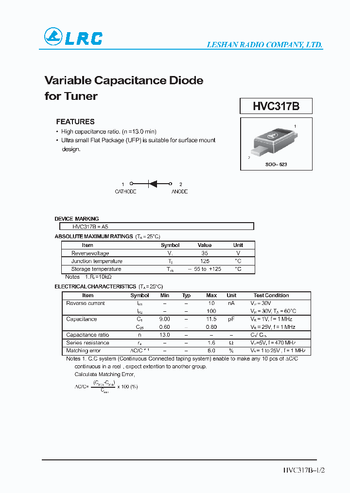 HVC317B_1252088.PDF Datasheet