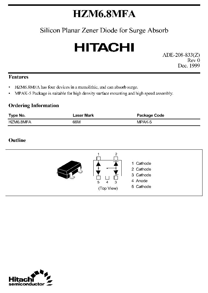Hzm68mfa Pdf Datasheet Download Ic On Line