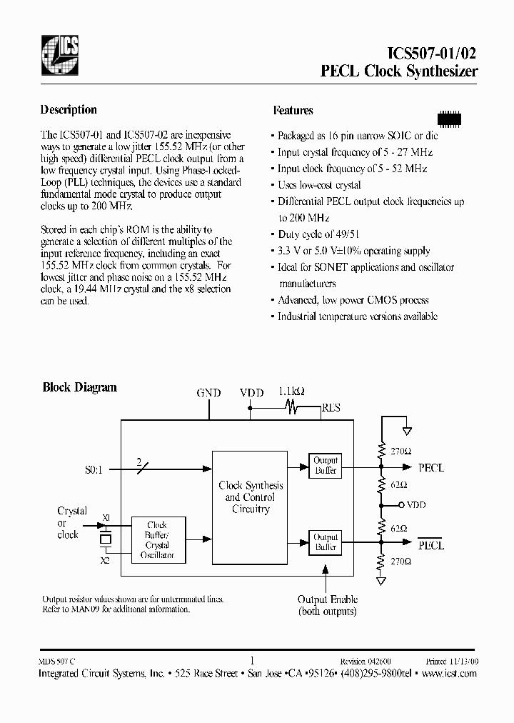 ICS507M-02IT_1252799.PDF Datasheet