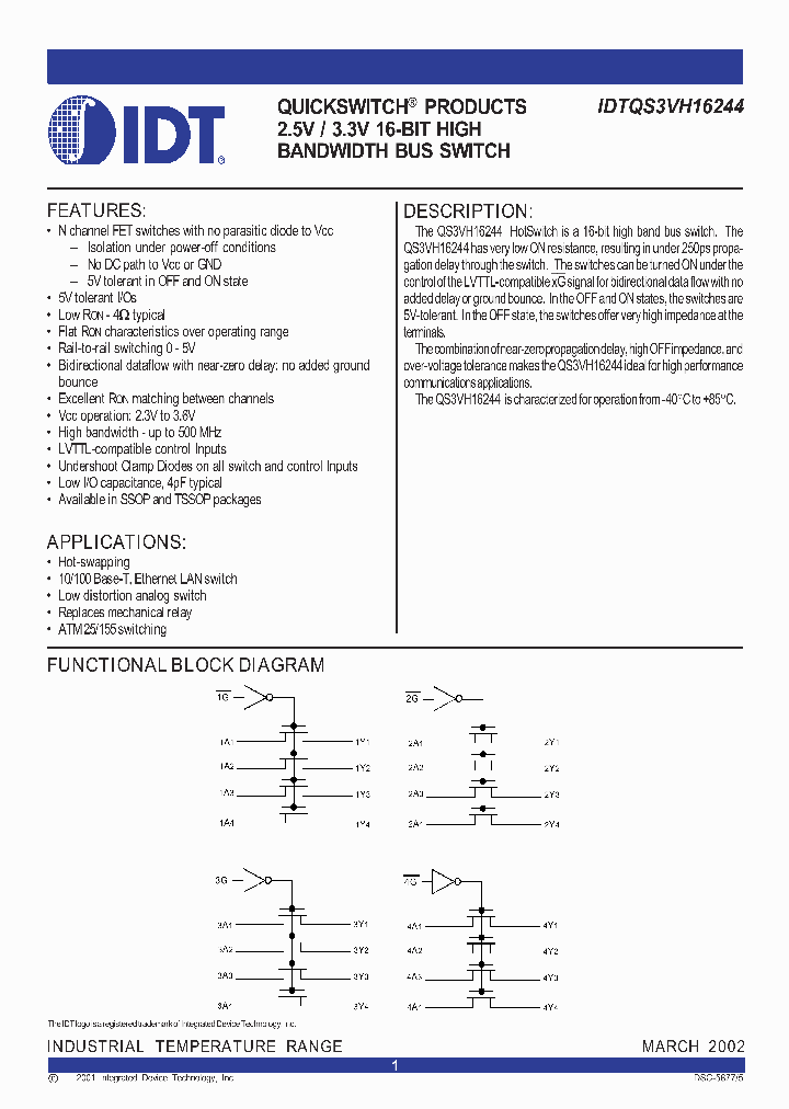 IDTQS3VH16244PV_1254223.PDF Datasheet