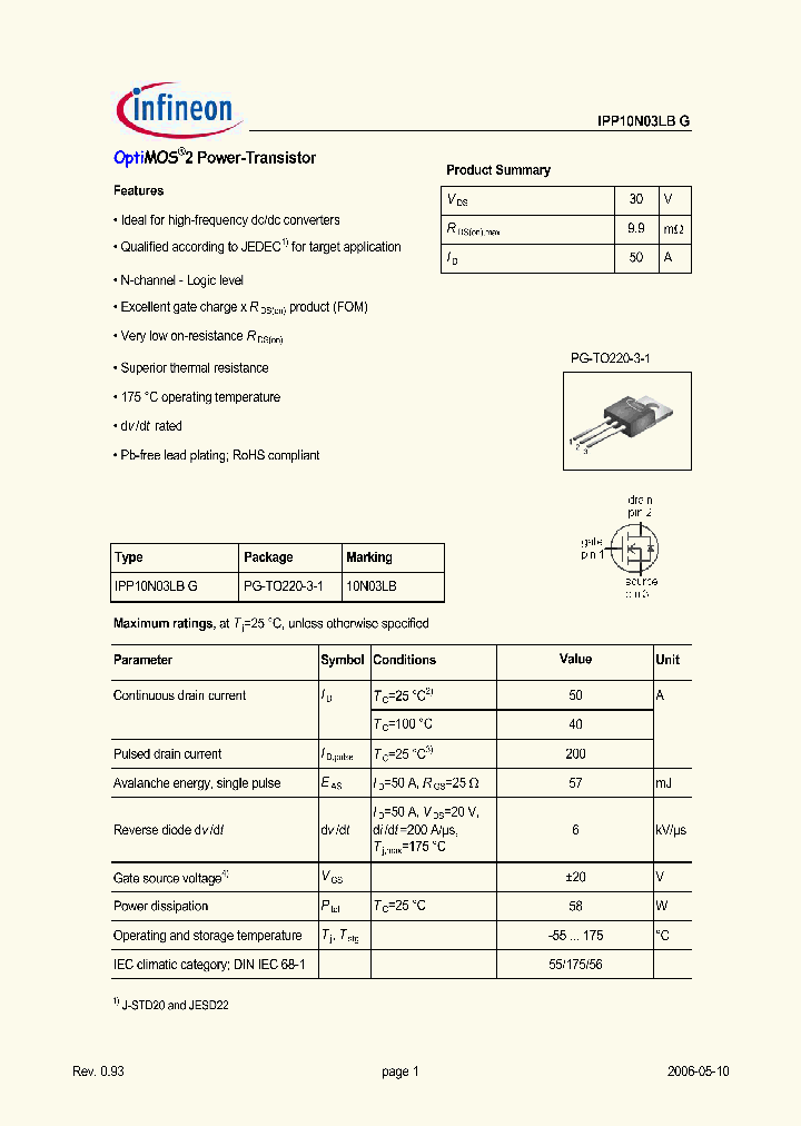 IPP10N03LB_657972.PDF Datasheet