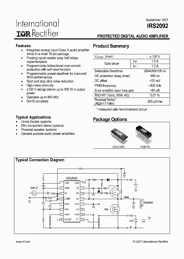 IRS2092_1185839.PDF Datasheet