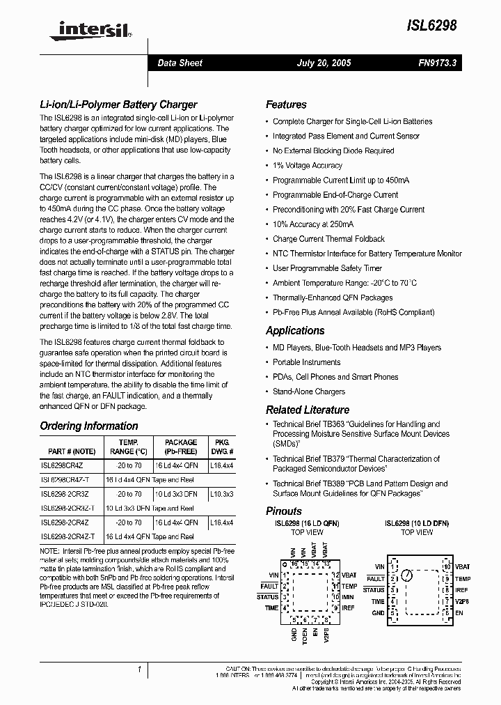 ISL6298CR4Z-T_1257451.PDF Datasheet