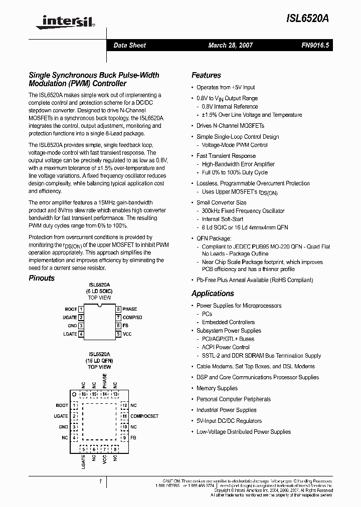 ISL6520A07_706346.PDF Datasheet