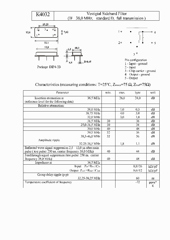 K4032_1258984.PDF Datasheet Download --- IC-ON-LINE