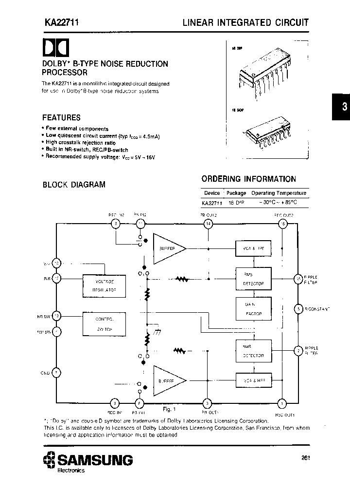 KA22711_1259483.PDF Datasheet Download --- IC-ON-LINE