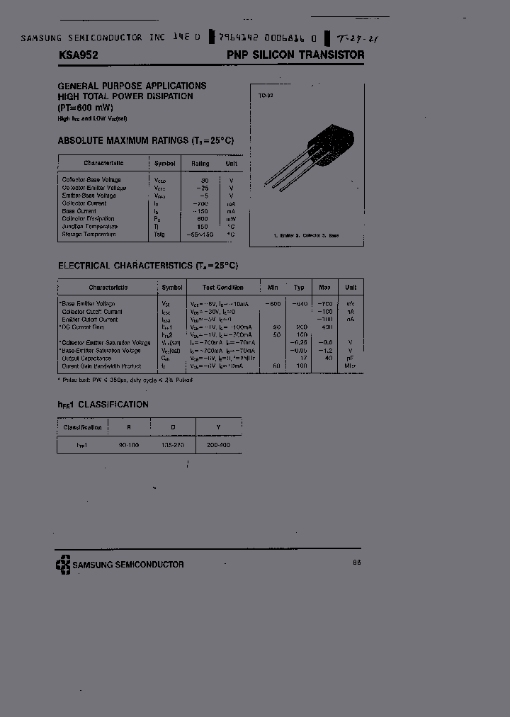 KSA952_1261103.PDF Datasheet