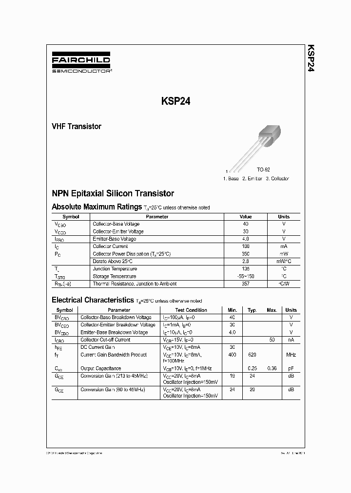 KSP24_1261462.PDF Datasheet