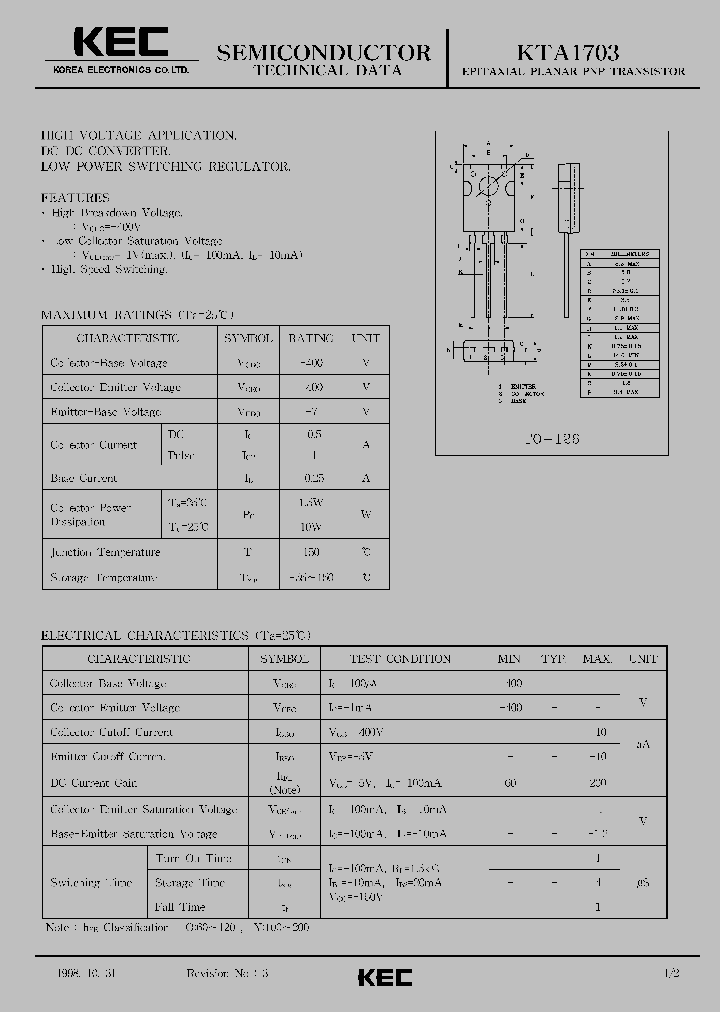 KTA1703_1261599.PDF Datasheet